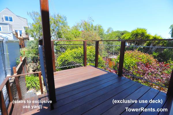 Top-Floor 1909 Bernal Edwardian Flat with Deck and Yard Craigslist photo 5